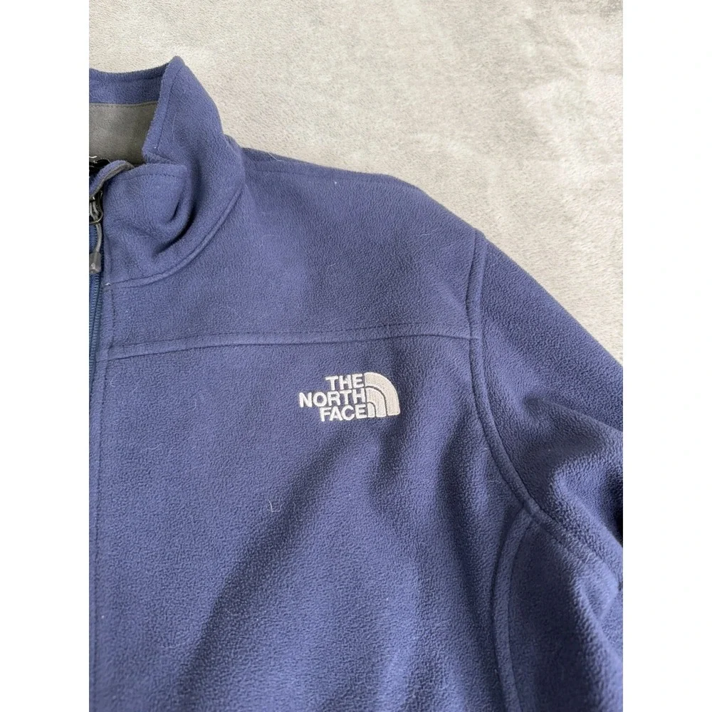 The North Face Windwall Fleece Jacket Men's Size Small Blue Full Zip Outdoor